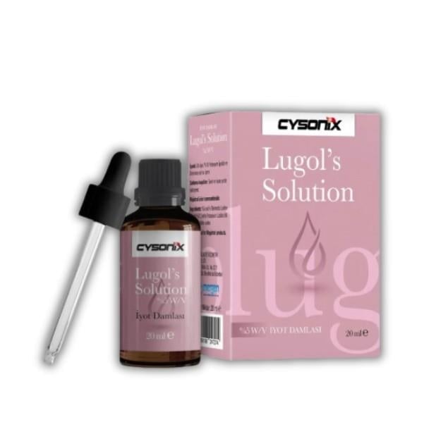 Cysonix Lugol's Solution %5 İyot Damla 20ml